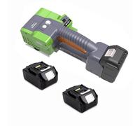 Herramienta Eléctrica de Correa, Máquina de Mano con 2 Baterías de 5000Mah, de 1/2" a 5/8" de Ancho, Tensor de Correa de Plástico Para Pp y Pet, Manual