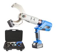 Herramienta EléCtrica De Corte De Cables 60/120/160/250 Kn,Cortadora HidráUlica Cables EléCtrica,Para Cables De Aluminio Y Cobre Blindados 65 Mm A 135 Mm,Con Pantalla Led Y 2 BateríAs(EZ105C)