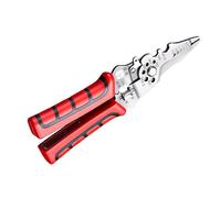 Herramienta eléctrica ergonómica con detección sin contacto, pelado y corte de cables, uso seguro profesional, múltiples alicates