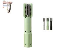 Herramienta eléctrica inalámbrica para quitar escamas de pescado, raspador de coco de mano, pelador, trituradora, rallador de coco eléctrico portátil, máquina antisalpicaduras, para cocina green