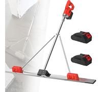 Herramienta EléCtrica Para Acabado De HormigóN, Herramienta Vibratoria Para Acabado De HormigóN Con Juego De Llana De Acabado Con Cuchilla, Llana De HormigóN,1.5mDualmotors-2batteries