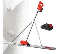 Herramienta EléCtrica Para Acabado De HormigóN, Herramienta Vibratoria Para Acabado De HormigóN Con Juego De Llana De Acabado Con Cuchilla, Llana De HormigóN,1.5mSinglemotor-1battery
