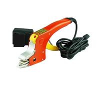 herramienta electrica Sellador de máquina flejadora Manual de fusión en caliente for herramientas de flejado eléctrico sin hebilla de correa de PP con método de sellado eficiente(Grey)