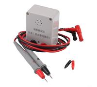 Herramienta electrónica de verificación de continuidad con zumbador de 9 V y LED para probar la integridad del cable y la continuidad del circuito PCB (bolígrafo probador-clip)