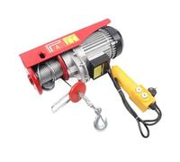 Herramienta Elevadora Eléctrica Polipasto eléctrico de elevación | Polipasto Cabrestante Eléctrico 1300W 400/800KG 220V Aluminio Eléctrico Polipasto eléctrico de elevación