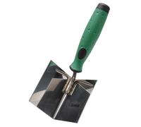 Herramienta ergonómica de esquina de pared de acero inoxidable de 90 grados, herramienta de acabado de barro, llana de acabado a mano
