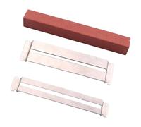 Herramienta ergonómica de extracción de trastes de guitarra con protector de diapasón y juego de apósito de piedra de pulido para músicos, piedra niveladora