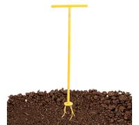 Herramienta ergonómica de mano para jardinería - Cultivador desmontable y rotario | Para jardinería fácil - Perfecto para flores, arbustos y arbustos manual de jardinería manual con diseño desmontable