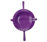 Herramienta ergonómica de prensa de albóndigas que ahorra tiempo y esfuerzo | Diseño grande de plástico rojo, agarre, hace que las bolas de masa sean uniformes rápidamente, ideal para principiantes