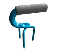 Herramienta ergonómica para aflojar el suelo, construcción de acero al manganeso, diseño de dientes simétricos, agarre antideslizante para jardinería en el patio, herramienta manual de cultivador de