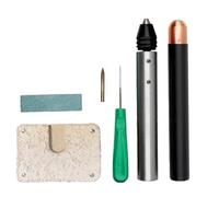 Herramienta ergonómica para cortar piedra de cobre de acero inoxidable para arqueología, aficionados, trabajo, agarre ergonómico, tallado, resistente, juego de trabajo para principiantes