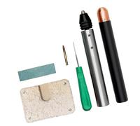 Herramienta ergonómica para cortar piedras de acero inoxidable de cobre, herramienta de tallado para arqueología, aficionados, equipo de trabajo de piedra