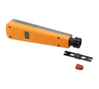 Herramienta ergonómica profesional de perforación Ethernet de fácil agarre, adecuada para terminación de cables de red, instalación segura, pelacables de red