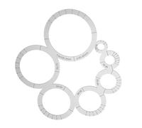 Herramienta esencial de regla de corte redonda de acero inoxidable para corte profesional de cuero y medidas precisas para manualidades, regla de corte de esquinas redondas de acero inoxidable