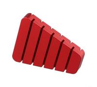 Herramienta esencial para atar moscas con bloque plegable de plumas, crea tus propias moscas con facilidad (rojo)