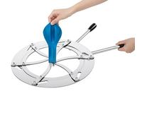 Herramienta expansora de globos de acero inoxidable, manual y portátil, herramienta de llenado de globos para globos de látex, boboglobos, cumpleaños, bodas