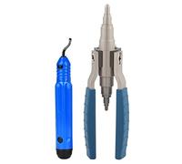 Herramienta expansora de tubos de cobre Expansor manual de tubos de refrigeración con kit de desbarbado para instalación de aire acondicionado Reparación de HVAC 6 8 10 12 16 18