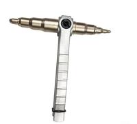 Herramienta expansora manual CT-622 para tubos de cobre, latón, aluminio y acero de pared fina, juego de herramientas manuales de reparación de refrigeración HVAC resistente, color plateado