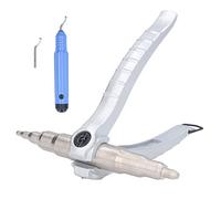 Herramienta expansora manual de tubos para tubos de 6 a 22 mm - Equipo de expansión manual de acero al carbono con accesorios de desbarbado - Compatible con mantenimiento de