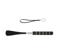 Herramienta extensible de metal para zapatos, longitud ajustable, 28-70 cm de largo, para ancianos, embarazo, cuerno ajustable, Black, Talla única
