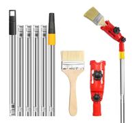Herramienta Extensor de Pincel Pintura de Múltiples Angulos, barra de extensión de rodillo de pintura con cepillo, mango de extensión de pincel de pintura para Techos Altos Paredes