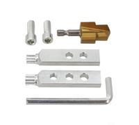 Herramienta extractora de alambre roto con válvula angular con vástago hexagonal de 6,35 mm para quitar tuberías y tornillos rotos, compatible con grifos de 20 mm y 25 mm, Dur(2)