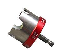 Herramienta extractora de pernos de 1/4 3/8 1/2 pulgadas, accesorio de taladro de tuerca para extracción rápida, accesorios de llave de tubo, herramienta de extracción de pernos, accesorio de taladro