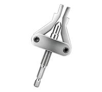 Herramienta extractora de roscas para tuberías, agarre de garra de acero, vástago de 1/4 para 1/2 ", 3/4 ", 1 ", servicio de plomería oxidado en accesorios MPP de PVC, taladro manual, torneado