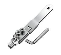 Herramienta extractora de tuberías rotas, acero al carbono, 15,4 cm, llave de grifo resistente, extractor de tubos roscados para válvula de perno dañado de 1/2 3/4 pulgadas, reparación de PVC