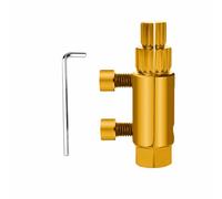 Herramienta extractora de tuberías rotas, removedor de roscas de grifo de metal con llaves, herramienta de extracción de tuberías rotas para reparación de fontanería de 1/2 a 1 pulgada, color dorado