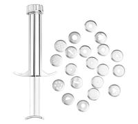 Herramienta extrusora de arcilla - Cerámica extraíble de acero inoxidable, mezclador con 20 boquillas, extrusora duradera fácil de usar, artesanía, modelado artístico de arcilla, escultura de cerámica