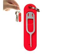 Herramienta eyectora,Herramienta - Removedores de Tarjetas con abridor de Agujas,Pin de expulsión de Bandeja de Tarjeta, Herramienta Creativa de Apertura de Bandeja de Tarjeta con Dije de Llavero pa