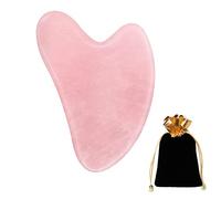 Herramienta facial Gua Sha, tablero de Guasha de piedra de jade natural para terapia de acupuntura SPA, tratamiento de punto de activación, herramienta de masaje de raspado Gua Sha