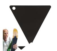Herramienta Fartage Esquí, Raspador De Snowboard Triangular, Herramienta De Ajuste De Snowboard De Acrílico, Kit De Ajuste Y Engranaje Triangular Para Equipo Deportivo Al Aire Libre De Esquí De