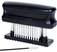 Herramienta for ablandar carne, 60 cuchillas, ablandador de acero inoxidable con cepillo de limpieza, no más golpes de martillo, herramienta de cocina for ablandar, barbacoa, adobo, etc. /55