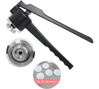 Herramienta for prensar tapas de botellas, máquina taponadora manual, herramienta for prensar tapas de botellas de plástico de aluminio, buen sellado(26mm)
