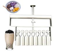 Herramienta formadora de perlas de tapioca de acero inoxidable, herramientas de mano de bola de taro, para preparación de postres caseros, leche, té, tienda, fabricación de materiales sin procesar y