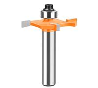 Herramienta funcional para carpintería, 4 brocas enrutadoras con vástago de 8mm, cortador de ranuras de disco para cortar ranuras y dadoes, herramienta para trabajar la madera