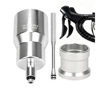 Herramienta genérica de llenado de de bicicleta | Universal impermeable de aluminio con tapón y base, kit de purga de freno de bicicleta - para camping, carretera, senderismo, montaña