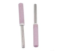 Herramienta giratoria cilíndrica de 4,8 mm para afilador de motosierra y pulido de metal, juego de 10 piezas de piedra de molienda de acero cromado compatible con amoladoras eléctricas