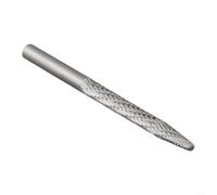 Herramienta giratoria para tallado de madera y plástico, lima giratoria de acero de alta velocidad de 6 mm para pulido de metales suaves, eliminación de óxido, con tung plateado (6 x 6 x 80 mm L)