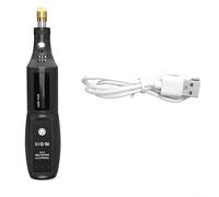 Herramienta giratoria USB de 3 velocidades, rango de sujeción de 0,5 a 3,2 mm, mini grabador con alta concentricidad, multiusos para grabado y pulido de madera/metal/vidrio, diseño compacto de 149 mm