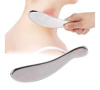 Herramienta Gua Sha, Herramienta De Masaje Raspador Gua Sha De Acero Inoxidable, Herramienta Raspadora Muscular, Herramienta Raspadora Compatible Para Cuello, Pecho, Piernas Y Otras Partes Del Cuerpo