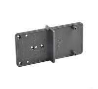 Herramienta guía de agujero de bisagra para carpintería compatible con bisagras ocultas de 35 mm y 40 mm para instalación de puertas de armario (gris)