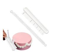 Herramienta Guía para de Pastel - Guía de Plantilla Ajustable para Escritura | Utensilios para Pasteles | para la Fabricación de Pasteles en Fondant, Panadería, Taller de Casa y Horneado