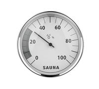 Herramienta higrómetro de temperatura de sauna a prueba de óxido con lente de vidrio transparente resistente a la corrosión, monitor de habitación, no detector eléctrico de humedad para sauna