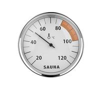 Herramienta higrómetro de temperatura de sauna a prueba de óxido con lente de vidrio transparente resistente a la corrosión, monitor de habitación, no detector eléctrico de humedad para sauna