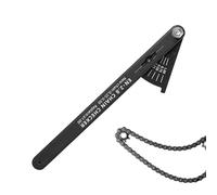Herramienta indicadora de Desgaste de Cadena, Herramientas de Cadena de Bicicleta, medidor de aleación de Aluminio, medición portátil para reparación de Motocicletas, Mantenimiento de