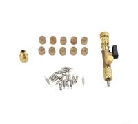Herramienta instaladora y removedor de núcleo de válvula diseñada para aplicaciones R410A R22 HVAC con accesorios SAE 1/4 y 5/16