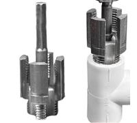 Herramienta Integrada de Roscado de Tuberías Internas y Externas, Herramienta de Corte de Roscas de Tuberías, Herramienta para Hacer Roscas de PVC, Kit de Roscador de Tuberías de PVC y Plástico